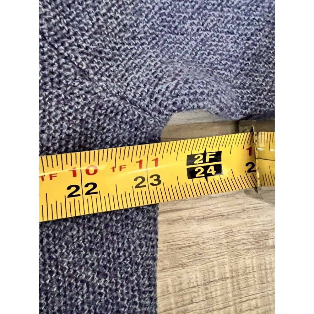 NWT Peter Millar Men's Ocean Blue Nevis Twisted Knit 1/4 Zip Pullover Sweater L - Picture 10 of 10